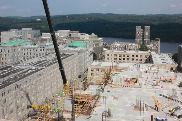 USMA at West Point new Barracks Construction