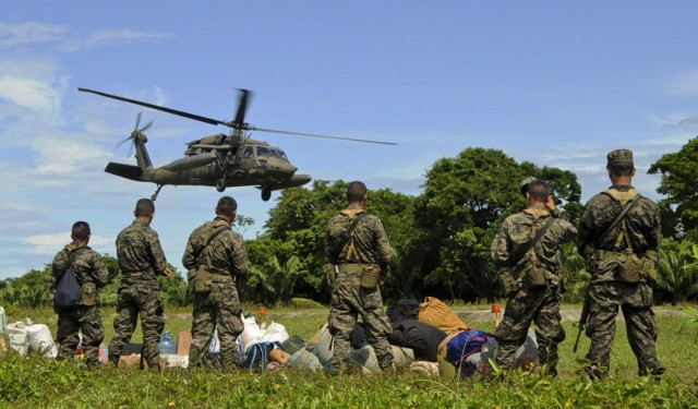 US supports Honduran troop rotation