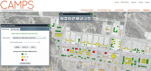 Fort Hood planning CAMPS database aids energy conservation push