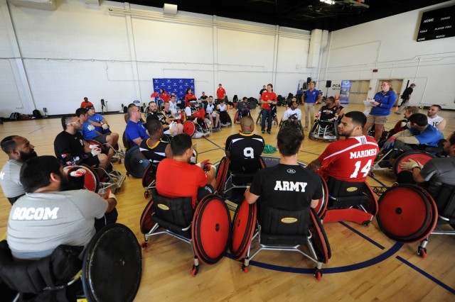 Wheelchair rugby makes debut for Warrior Care Month