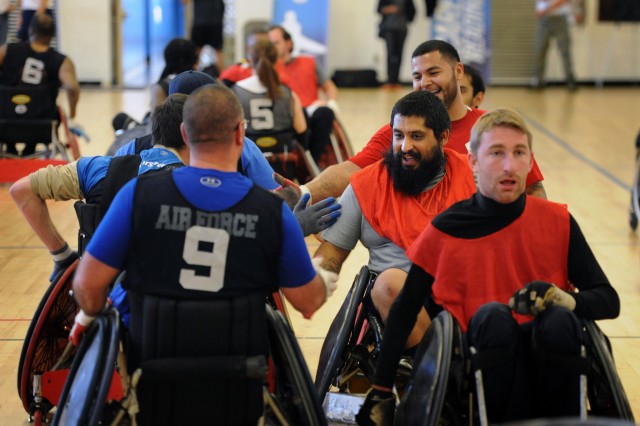 Wheelchair rugby makes debut for Warrior Care Month