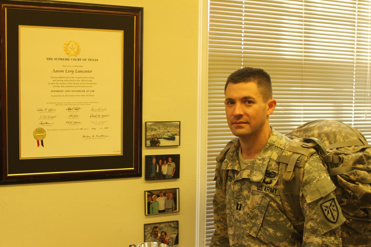 Soldierfirst JAG officer has focus, discipline to succeed Article