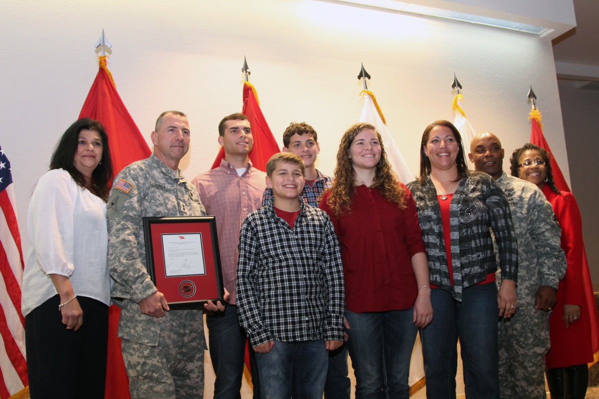 Fort Sill honors family of year Article The United States Army