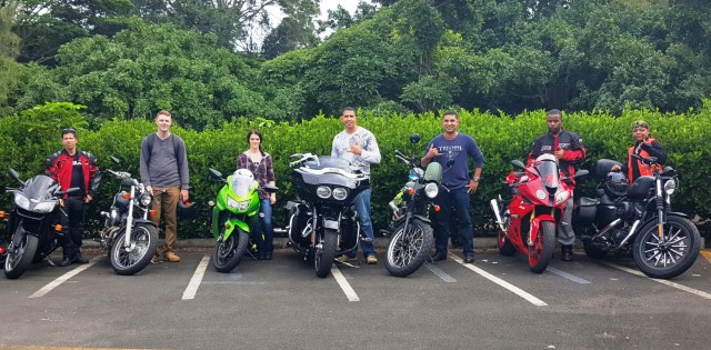 USAHC-SB Motorcycle Mentors Conduct Motorcycle Safety Rides
