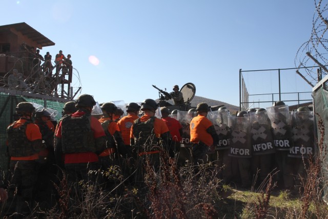 Operation Thunder Road: Multinational forces train to quell violent crowds in Kosovo