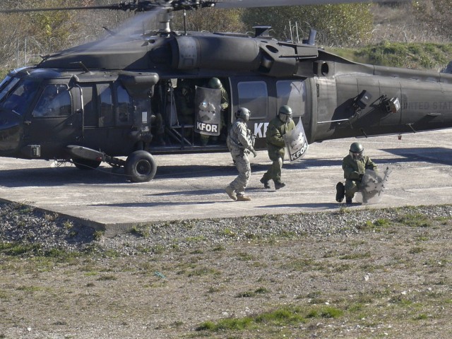 Operation Thunder Road: Multinational forces train to quell violent crowds in Kosovo