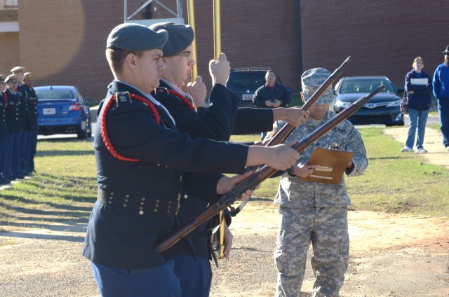 Judging color guard