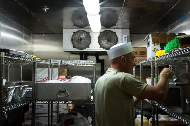 7th Group Culinary Specialists Prepare Thanksgiving Meal