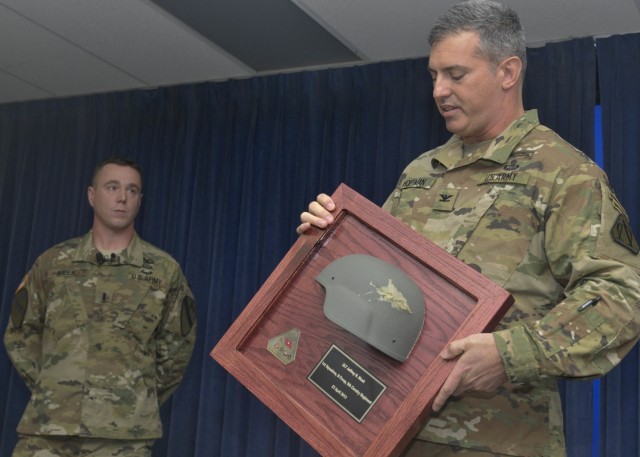 Cavalry Soldier reunites with life-saving equipment