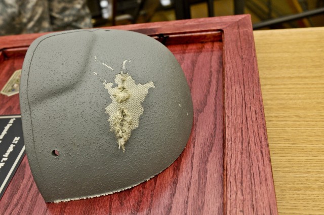 Cavalry Soldier reunites with life-saving equipment