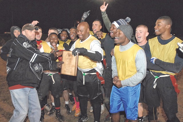 Fightin' Fifth wins flag football crown