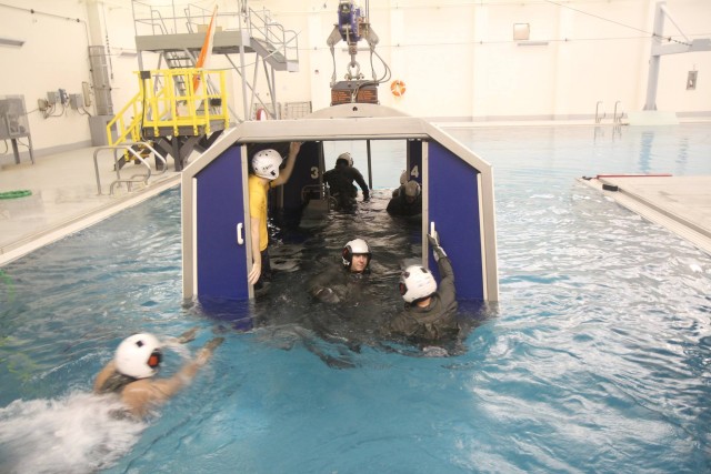 16th CAB Aviation Water Survival Training