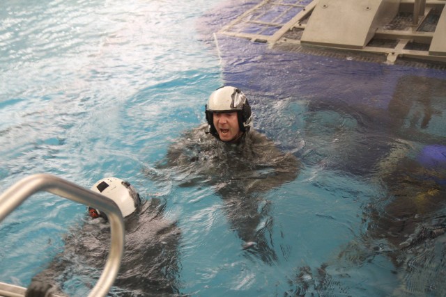 16th CAB Aviation Water Survival Training