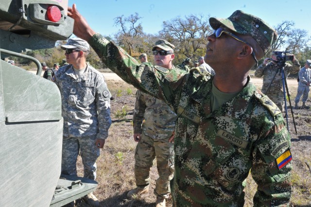 Brave Rifles build upon partnership with Colombian military