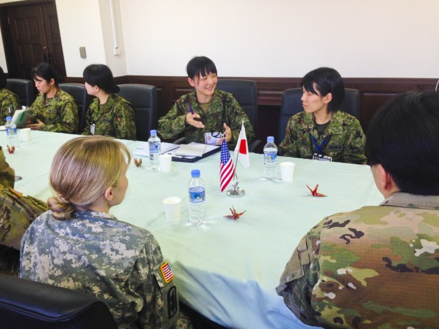 Japanese, American female service members discuss challenges, opportunities of serving