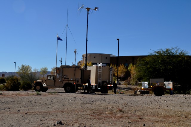 Army Threat Systems Management Office demonstrates electronic warfare jammer technology