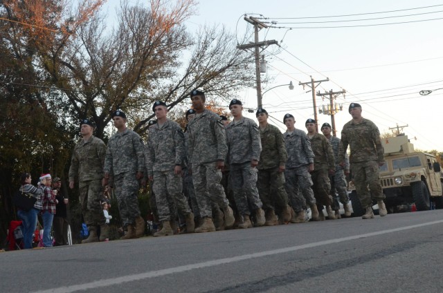 First Team participates in Salado Christmas parade