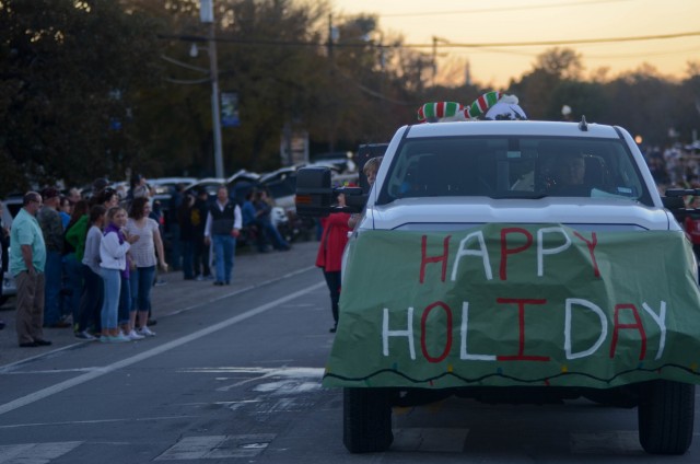 First Team participates in Salado Christmas parade