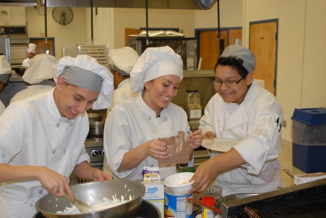 Student chefs meet New York Army National Guard MRE challenge