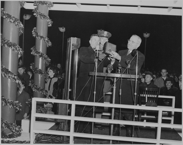 Christmas comes to a post-war world