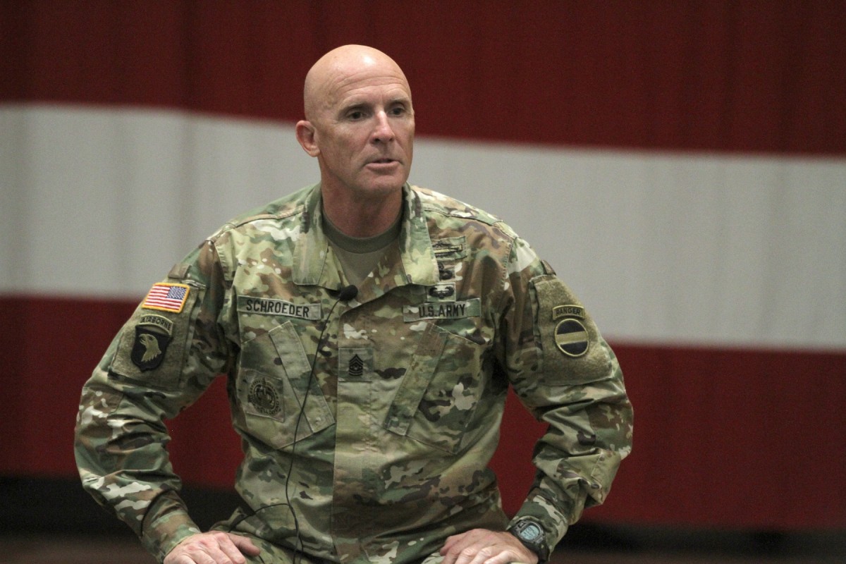 CSM visits troops at Great Place Article The United States Army