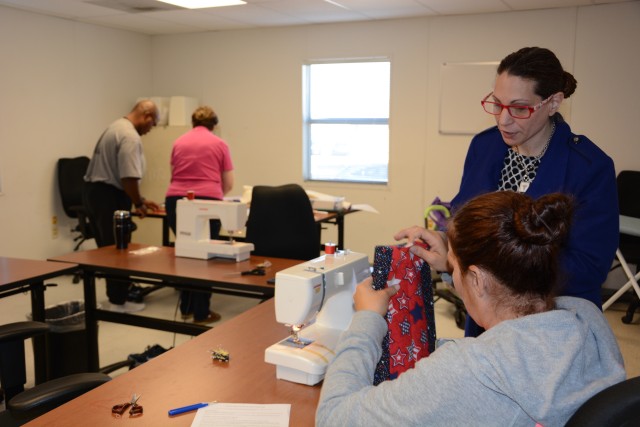 Fort Hood WTB Soldiers enjoying new challenge of 'threads and seams'