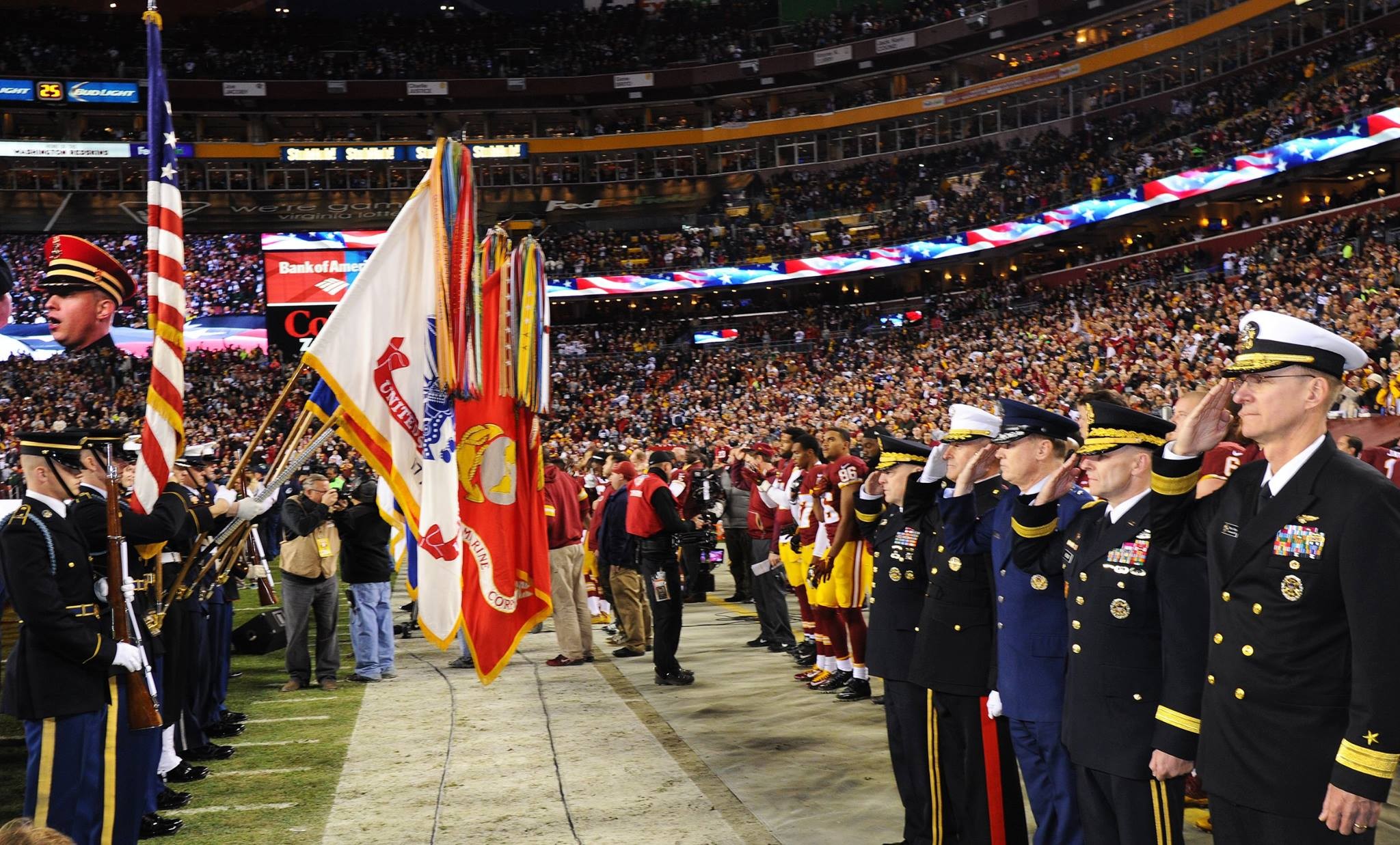 Photos: Salute to our heroes! Dallas Cowboys honor service members