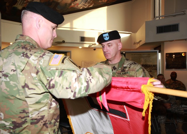 First Army Division East cases colors prior to headquarters move