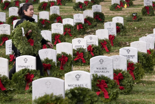 Wreaths honor those who gave all