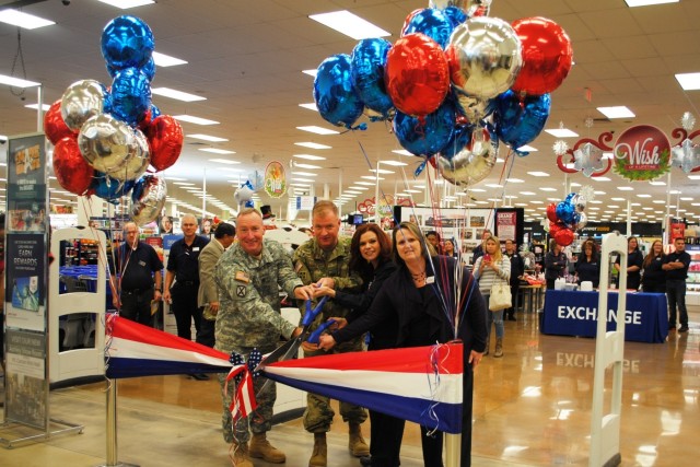 Exchanges at 4 Army posts unveil new look in time for the holidays