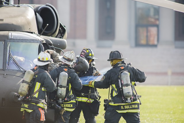Joint base firefighters train to avert disaster