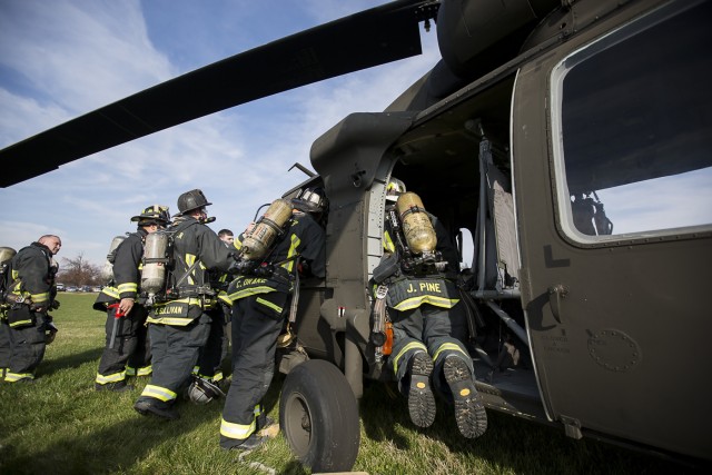 Joint base firefighters train to avert disaster