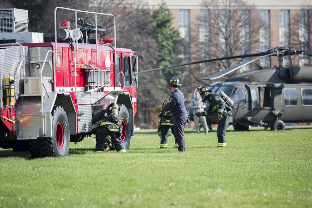 Joint base firefighters train to avert disaster