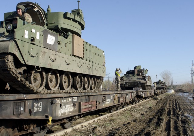 How to move an armor brigade across Europe