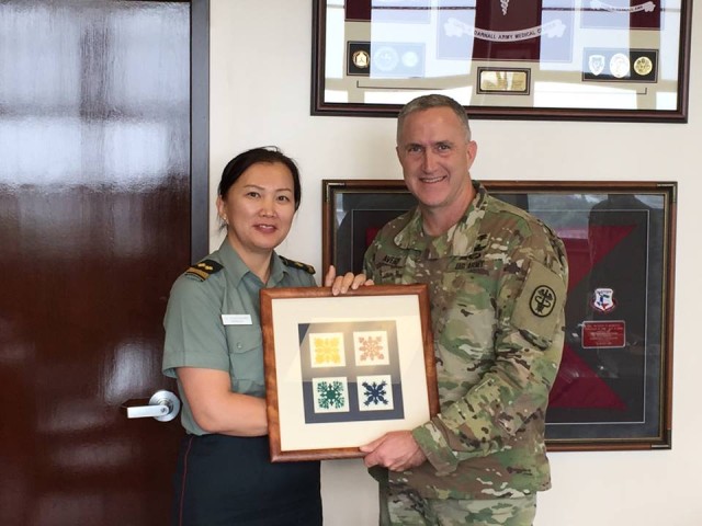 RHC-P Chief says Goodbye to Lt. Col. Ganchimeg