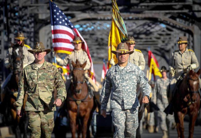 Blackhorse Troopers march 38 miles to honor Barstow veterans