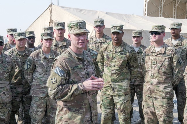 SMA visits with Soldiers deployed in the Middle East