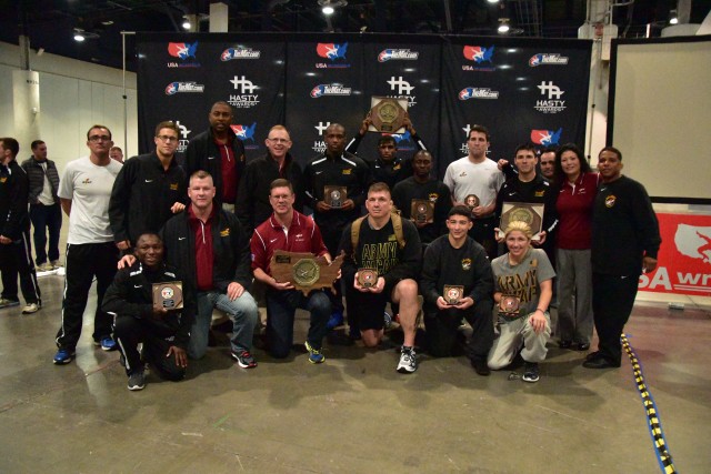 Army wrestlers win 12th consecutive national team title