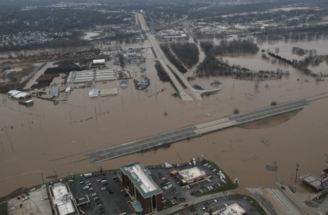 Historic flood levels bring out the National Guard in Missouri, elsewhere
