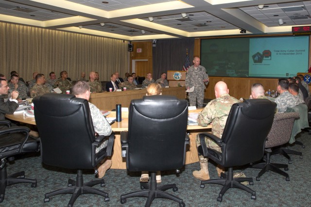 Summit brings senior cyber leaders together to share Total Army opportunities, solutions