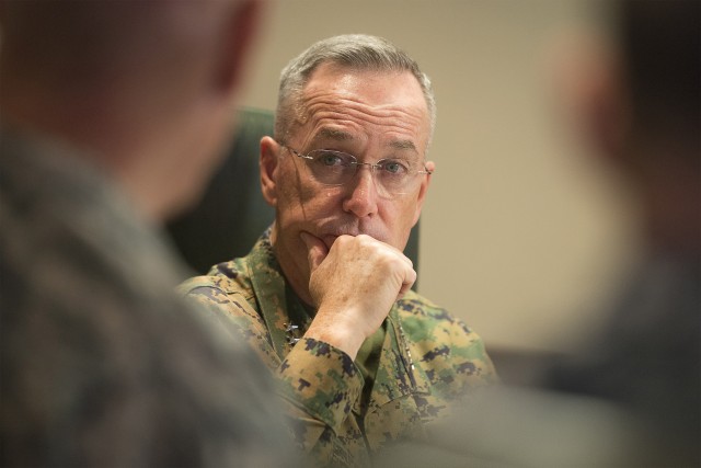 Dunford arrives in Germany to meet with U.S. commanders