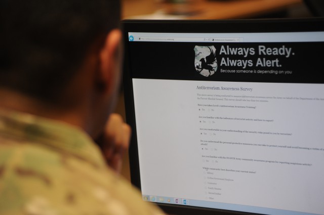 Military community asked to take antiterrorism survey