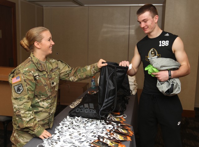 ROTC cadets serving at All American-Bowl