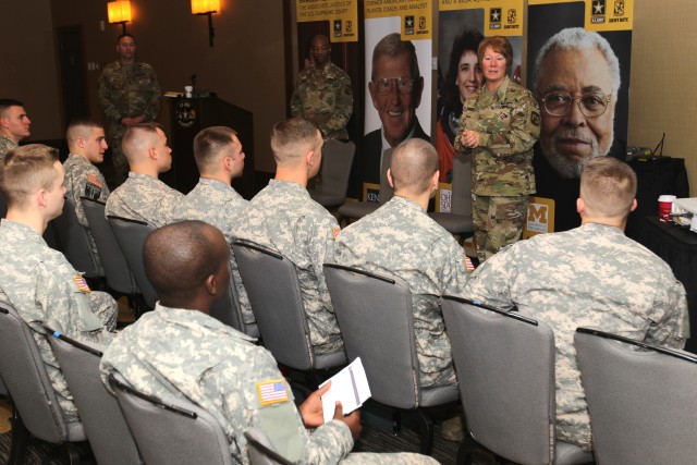 Cadet marshals receive mentoring from top Cadet Command leadership
