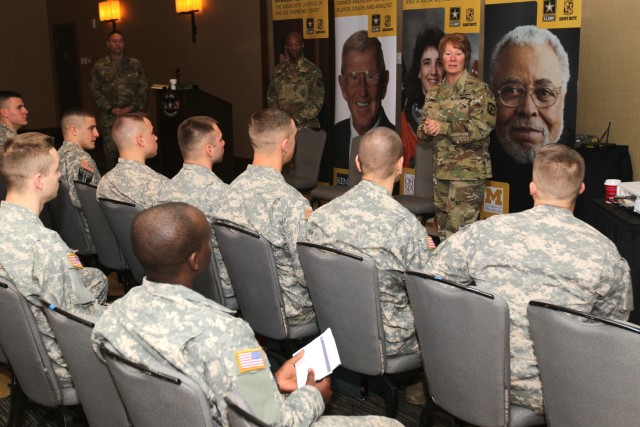 Cadet marshals receive mentoring from top cadet command leadership