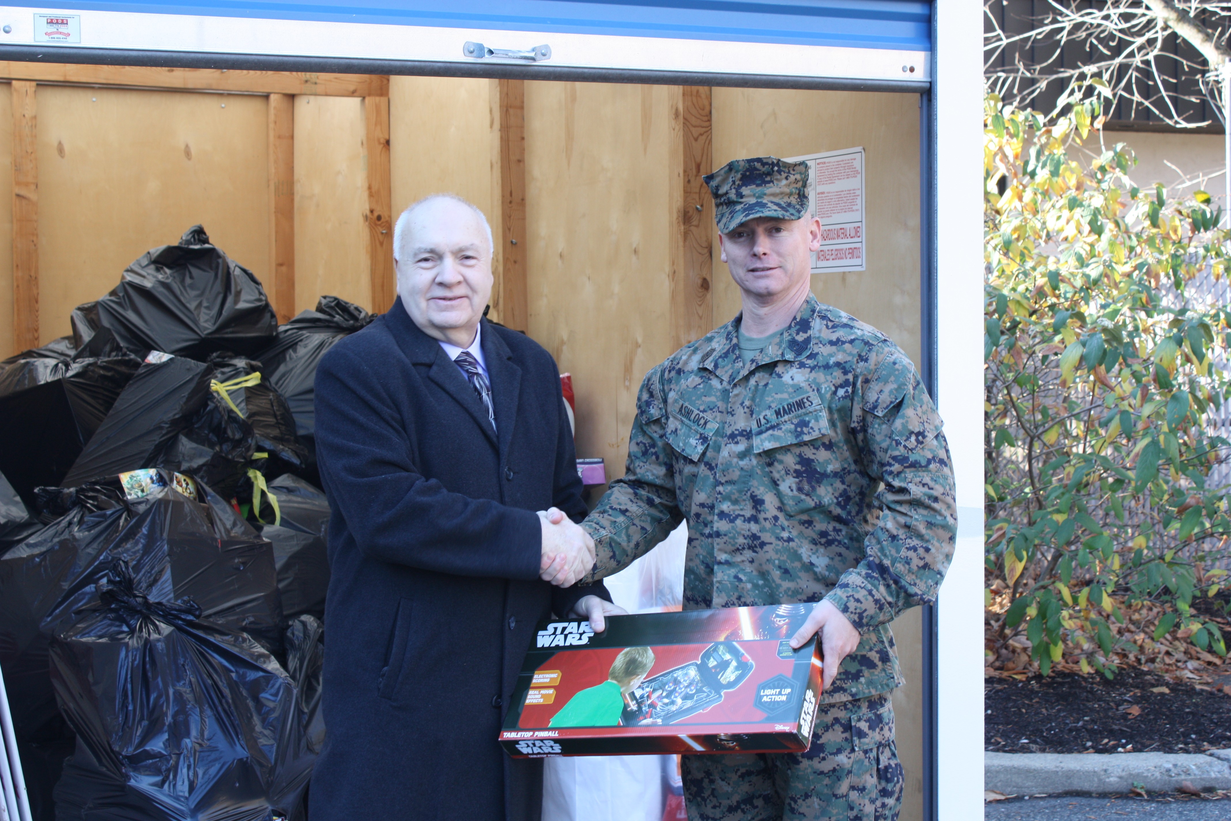 Tis' the season Picatinny collects for Marine Corps Toys for Tots