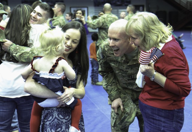 Commandos return home from Afghanistan.