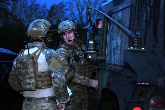 Guardsmen test join fires teamwork model