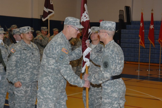 Womack welcomes new commander