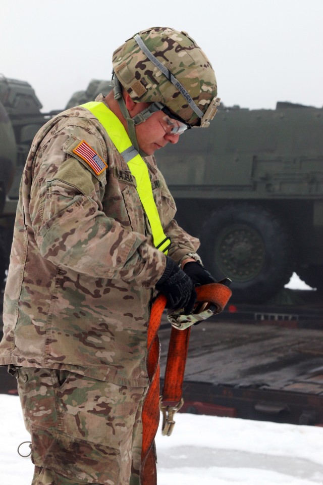 Country hopping cavalry unit unloads train before training